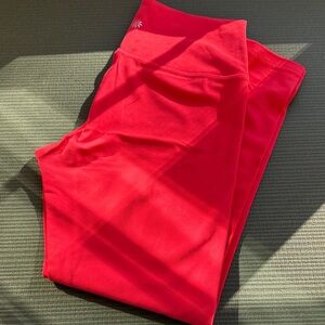 Bright Coral Athletic Leggings